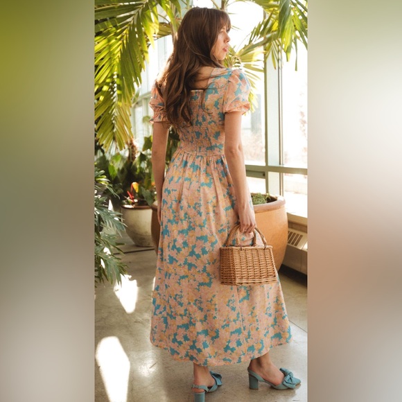 Ivy City Co Pink and Blue Mila Sundress SZ XXS NWT - Picture 3 of 7